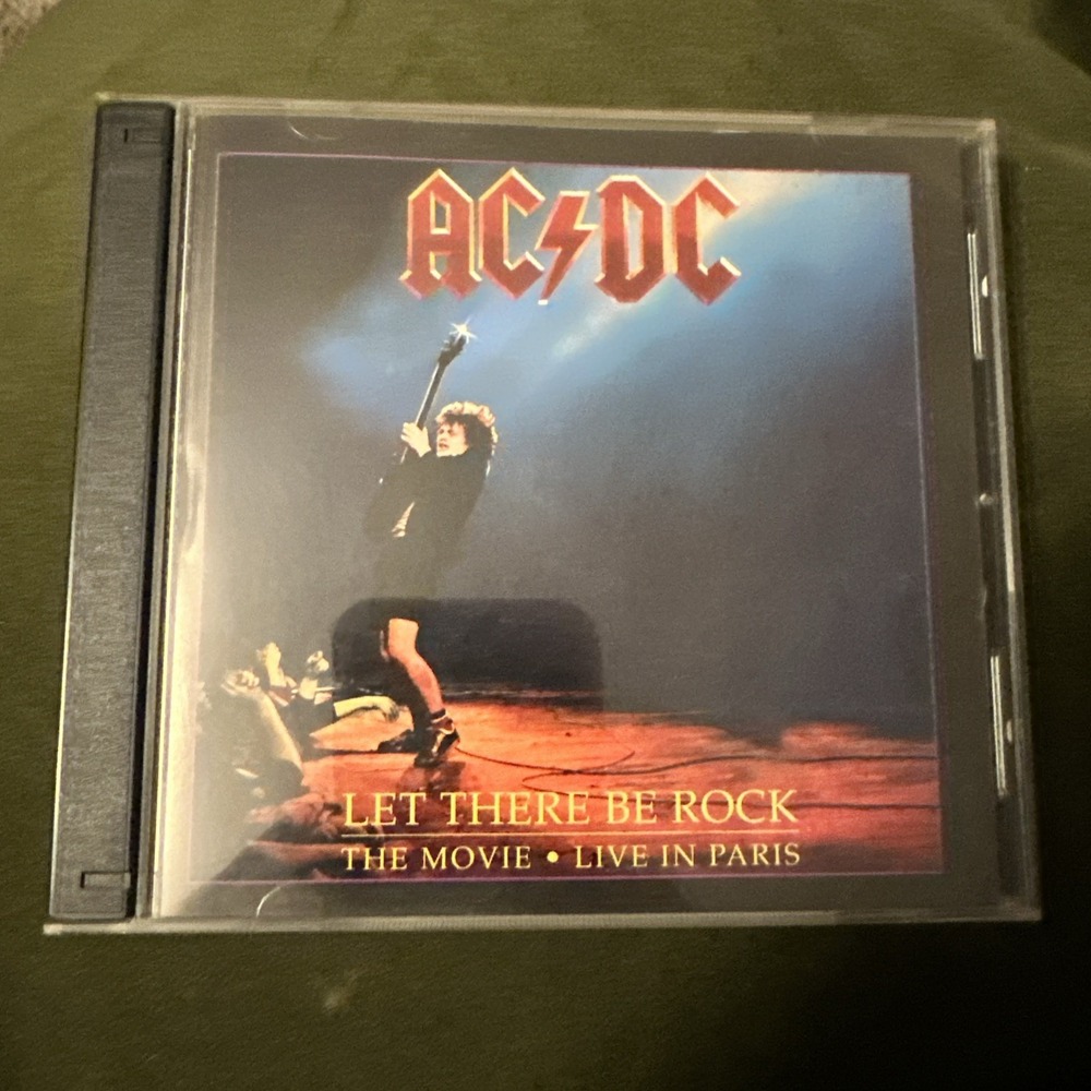 AC/DC Let There Be Rock The Movie Live In Paris 1981 2 CD Set, Like New